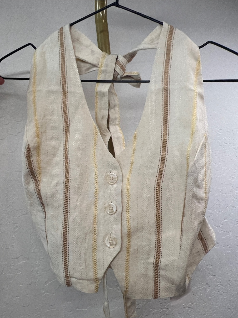 L*SPACE BEACH HOUSE LINEN VEST NWT MSRP $130 SIZE MEDIUM - Picture 5 of 5